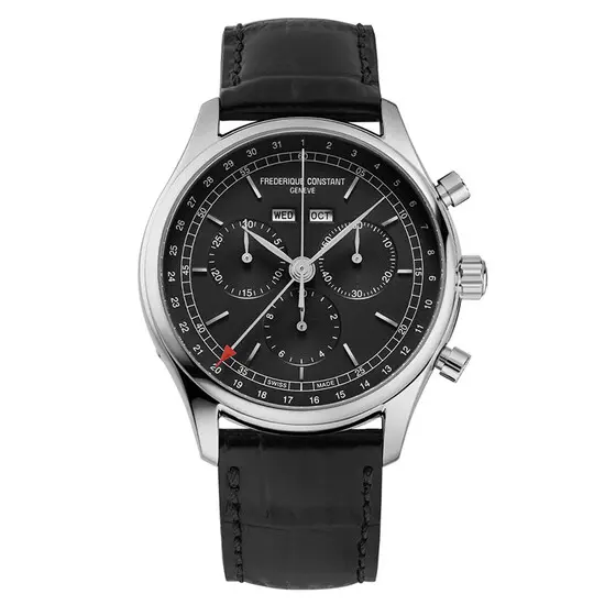 Pánské hodinky Frederique Constant Classics Quartz Chronograph Triple Calendar FC-296DG5B6, Verze: černá 