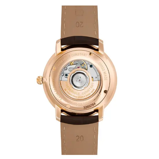 Pánské hodinky Frederique Constant Slimline Auto Heart Beat FC-312V4S4, Verze: hnědá , 2 image