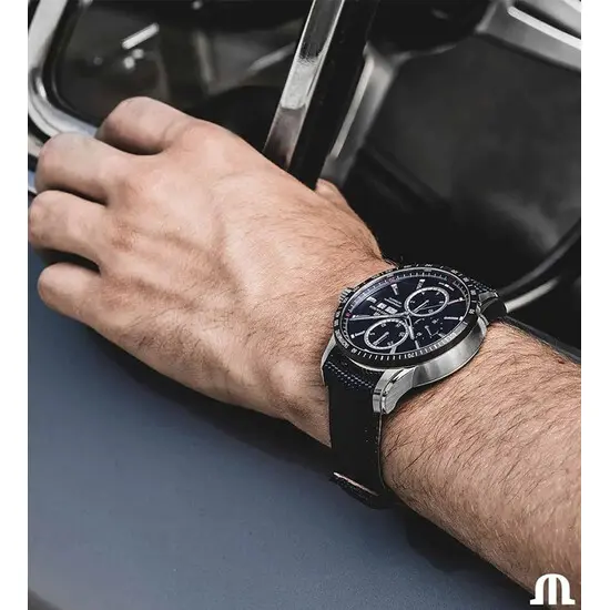 Pánské hodinky Maurice Lacroix Pontos S Chronograph PT6038-SSL22-430-1, Verze: modrá2 , 3 image