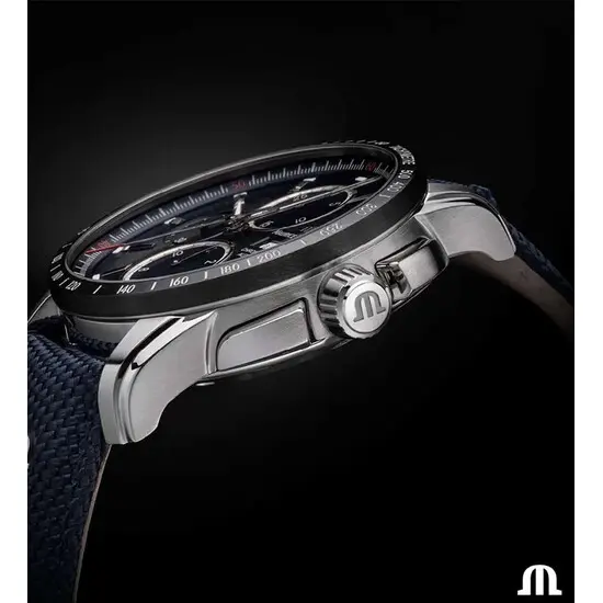 Pánské hodinky Maurice Lacroix Pontos S Chronograph PT6038-SSL22-430-1, Verze: modrá2 , 4 image
