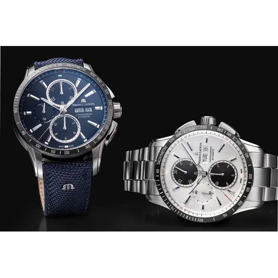 Pánské hodinky Maurice Lacroix Pontos S Chronograph PT6038-SSL22-430-1, Verze: modrá2 , 5 image