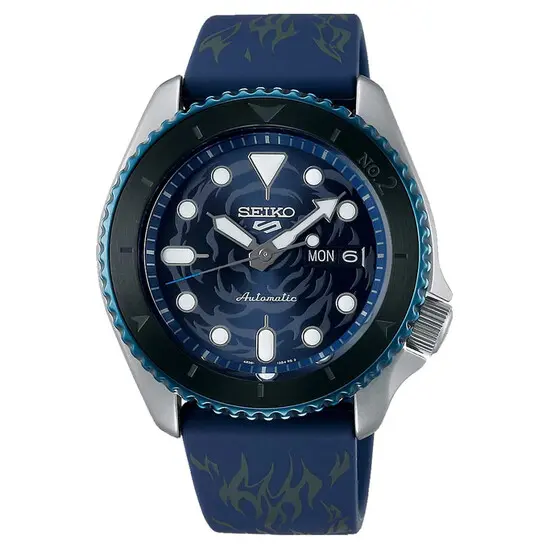 Pánské hodinky Seiko 5 Sports One Piece SABO Limited Edition SRPH71K1, Verze: modrá 