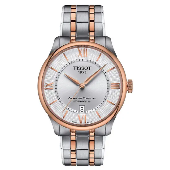 Hodinky Tissot Chemin Des Tourelles Powermatic 80 T139.807.22.038.00, Verze: růžové zlato 