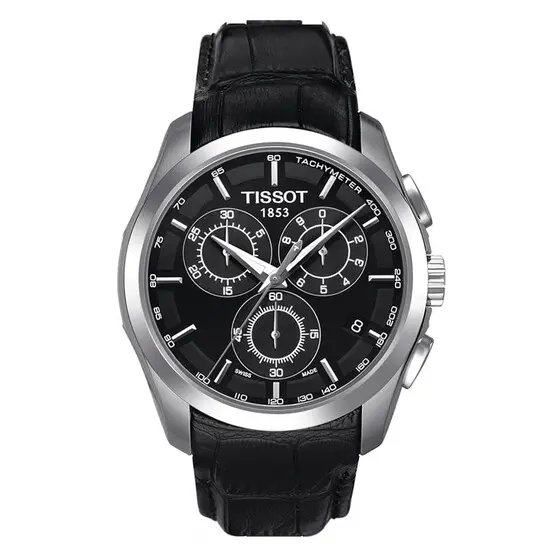 Pánské hodinky Tissot Couturier T035.617.16.051.00, Verze: černá 
