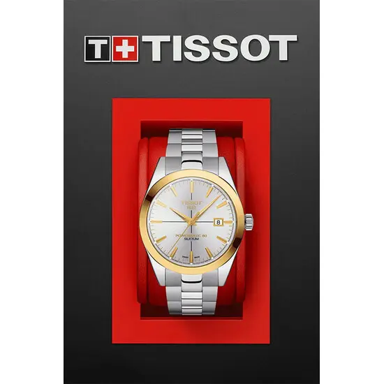 Pánské hodinky Tissot Gentleman Powermatic 80 Silicium T927.407.41.031.01, Verze: stříbrná , 6 image