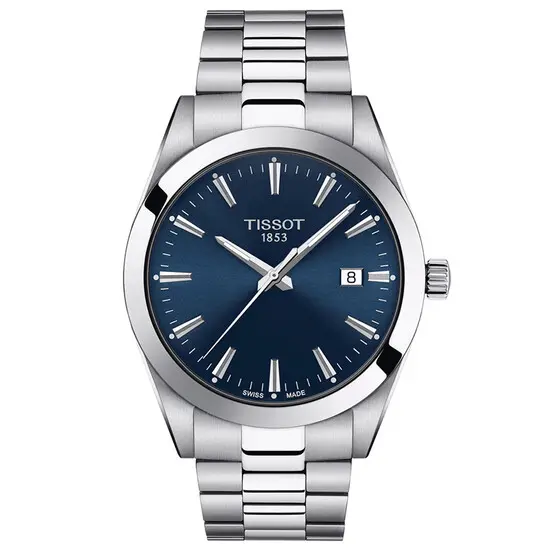 Pánské hodinky Tissot Gentleman T127.410.11.041.00, Verze: modrá2 