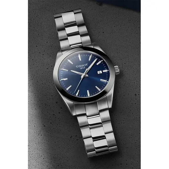 Pánské hodinky Tissot Gentleman T127.410.11.041.00, Verze: modrá2 , 7 image