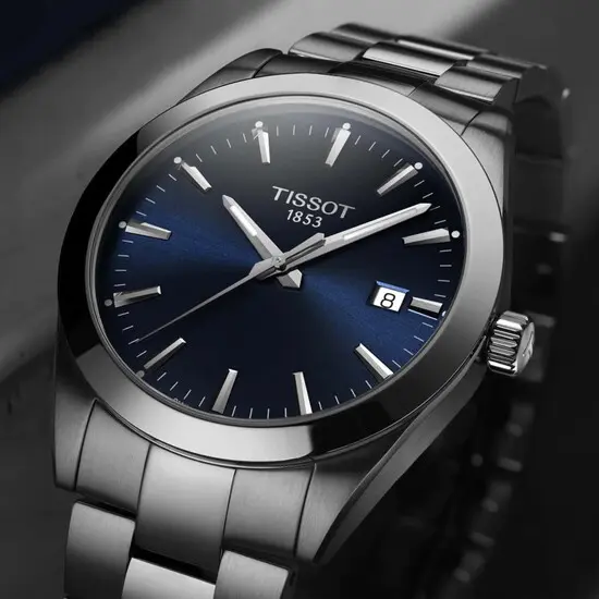 Pánské hodinky Tissot Gentleman T127.410.11.041.00, Verze: modrá2 , 6 image