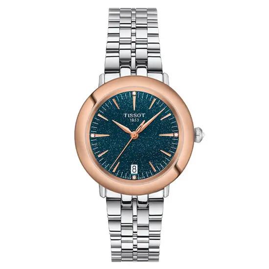 Dámské hodinky Tissot Glendora T929.210.41.046.00, Verze: modrá 