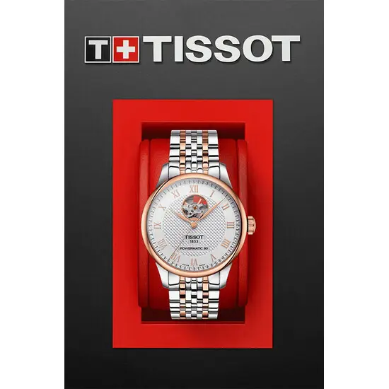 Pánské hodinky Tissot Le Locle Powermatic 80 Open Heart T006.407.22.033.02, Verze: růžové zlato , 7 image