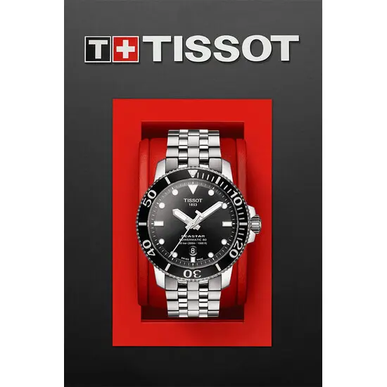 Pánské hodinky Tissot Seastar 1000 Powermatic 80 T120.407.11.051.00, Verze: černá , 5 image