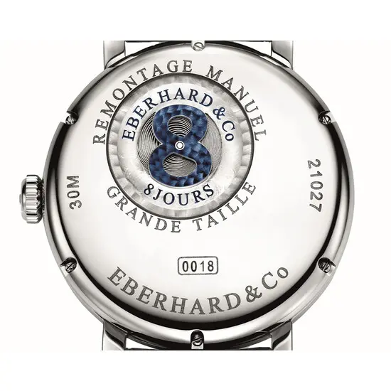 Pánské hodinky Eberhard 8 Jours Grande Taille 21027.6 CP, Verze: modrá , 3 image