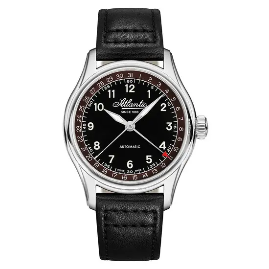 Pánské hodinky Atlantic Worldmaster Pointer Date 52782.41.93, Verze: černá2 