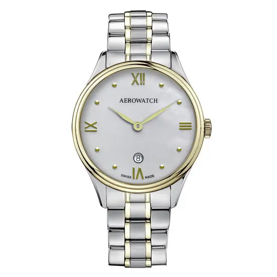 Dámské hodinky Aerowatch Les Grandes Classiques Lady A 49101 BI06 M, Verze: žluté zlato4 