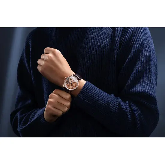 Pánské hodinky Aerowatch Renaissance Skeleton Classic A 50981 RO02, Verze: růžové zlato2 , 2 image