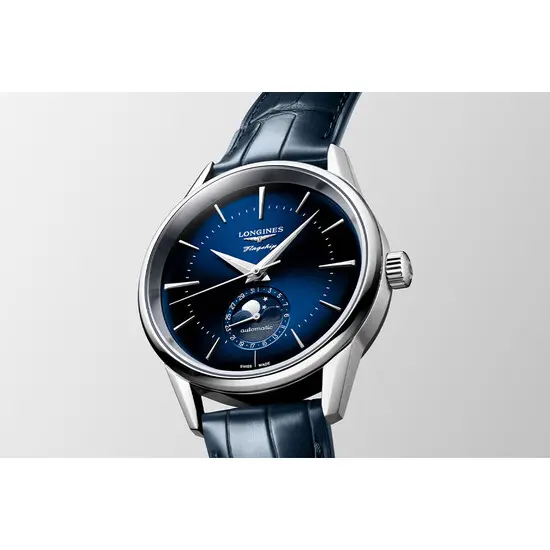 Pánské hodinky Longines Flagship Heritage L4.815.4.92.2, Verze: modrá , 3 image