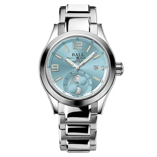 Pánské hodinky Ball Engineer II Moon Phase Chronometer NM2282C-S1C-IBE, Verze: modrá2 