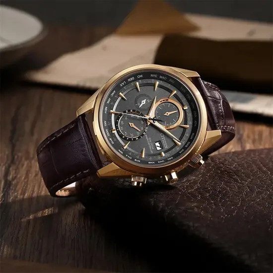 Pánské hodinky Citizen Radio Controlled Chronograph AT8263-10H, Verze: růžové zlato , 5 image