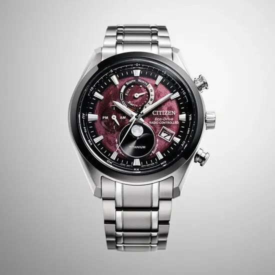 Pánské hodinky Citizen Tsukiyomi Moonphase BY1018-80X, Verze: červená , 7 image