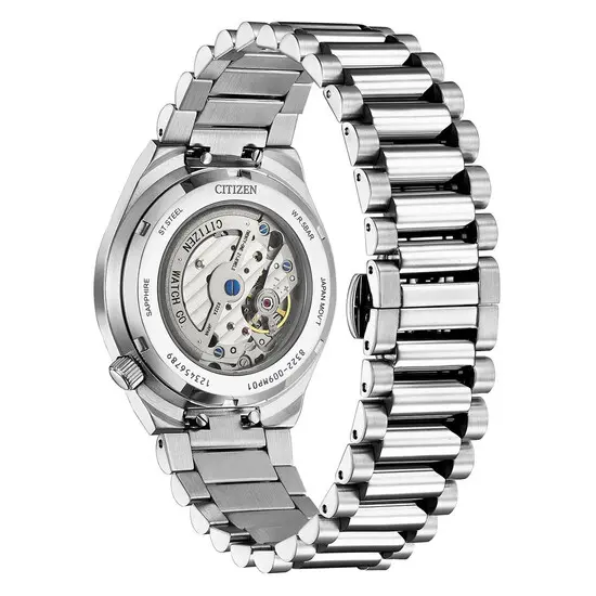 Pánské hodinky Citizen Tsuyosa Small Second Mechanical NK5010-51L, Verze: modrá , 3 image