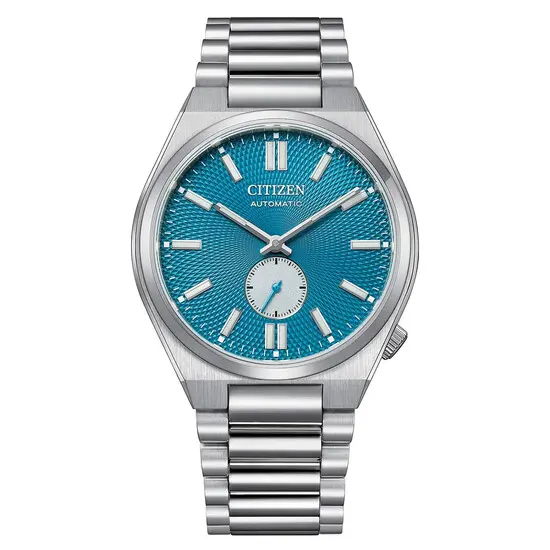 Pánské hodinky Citizen Tsuyosa Small Second Mechanical NK5010-51L, Verze: modrá 