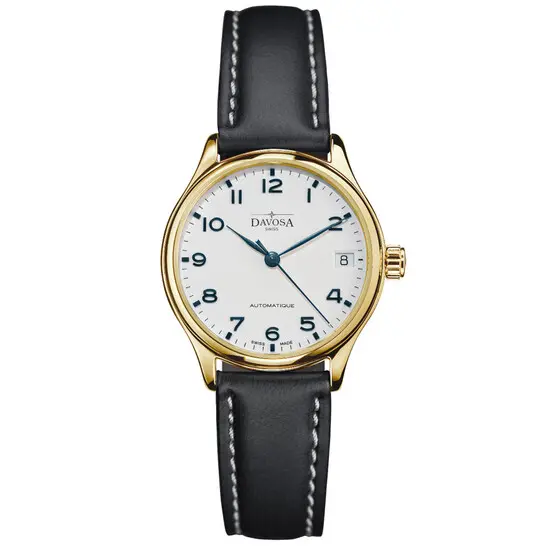 Dámské hodinky Davosa Classic Lady Automatic 166.189.16V, Verze: žluté zlato 