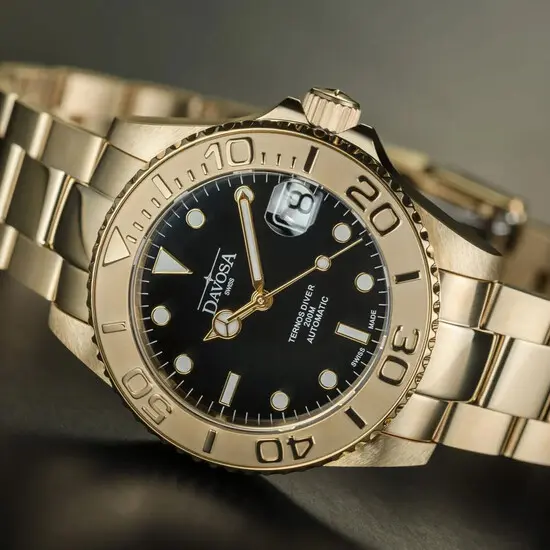 Dámské hodinky Davosa Ternos Medium Automatic 166.198.50, Verze: žluté zlato5 , 4 image
