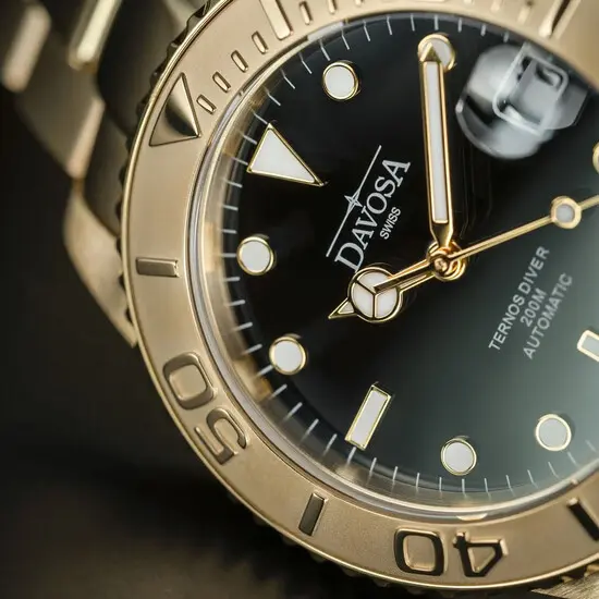 Dámské hodinky Davosa Ternos Medium Automatic 166.198.50, Verze: žluté zlato5 , 2 image