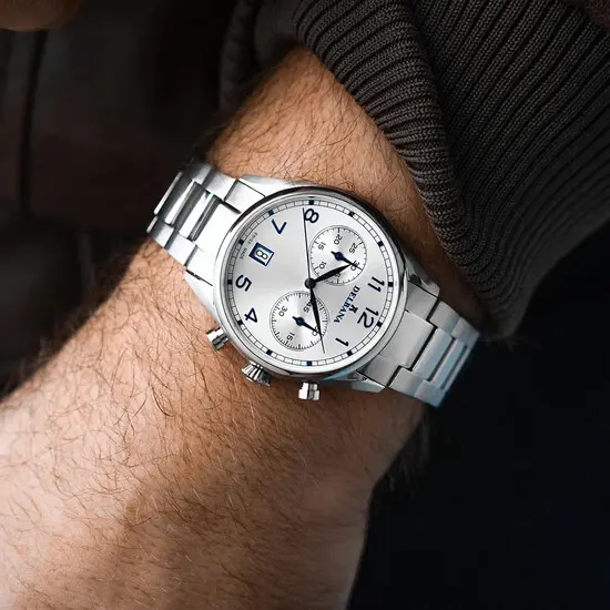 Pánské hodinky Delbana Fiorentino Chronograph 41701.754.6.062, Verze: stříbrná , 3 image