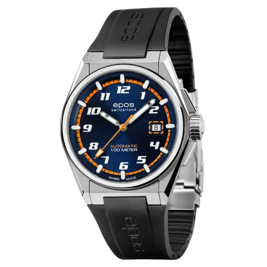 Pánské hodinky Epos Sportive 3505.132.20.52.55, Verze: oranžová2 