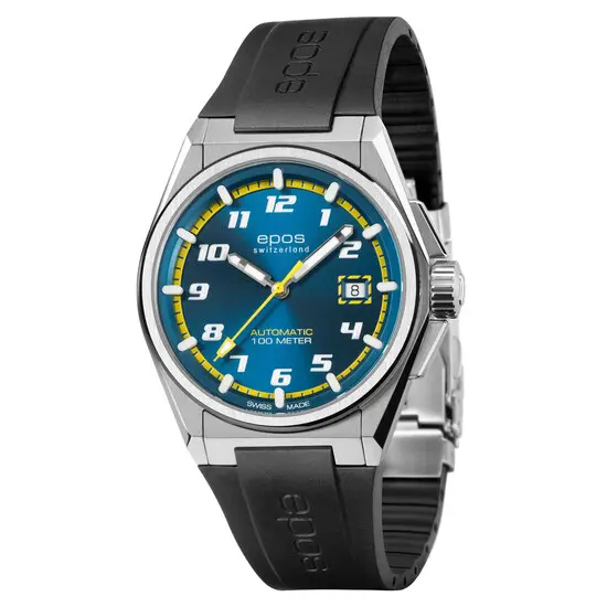 Pánské hodinky Epos Sportive 3505.132.20.56.55, Verze: modrá2 