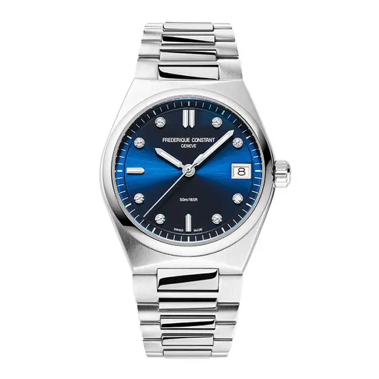 Dámské hodinky Frederique Constant Highlife Lady Quartz FC-240ND2NH6B, Verze: modrá 