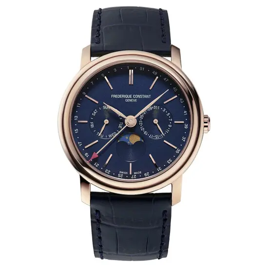 Pánské hodinky Frederique Constant Classics Index Bussines Timer FC-270N4P4, Verze: růžové zlato 