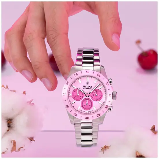 Dámské hodinky Festina Ceramic F20693/2, Verze: růžová , 2 image