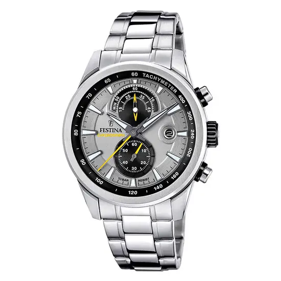 Pánské hodinky Festina Timeless Chronograph F20694/4, Verze: šedá 