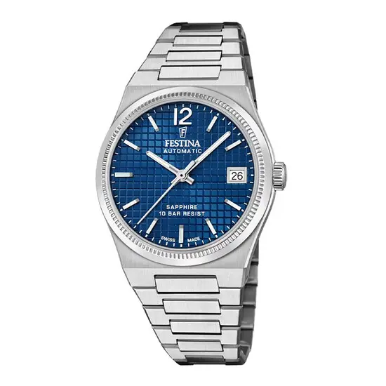 Dámské hodinky Festina Swiss Made F20029/4, Verze: modrá2 