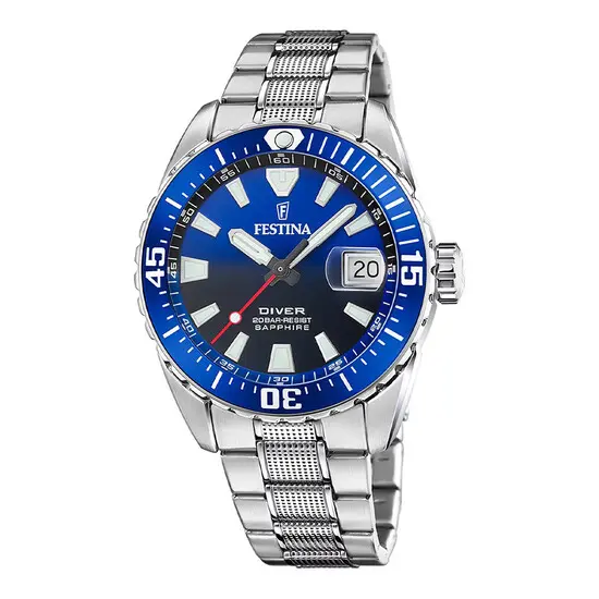 Pánské hodinky Festina The Originals Diver F20669/1, Verze: modrá 