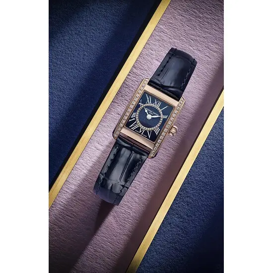 Dámské hodinky Frederique Constant Carree Ladies FC-200NMCDCD14, Verze: růžové zlato , 7 image