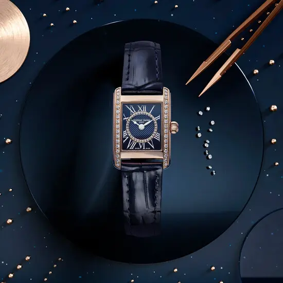 Dámské hodinky Frederique Constant Carree Ladies FC-200NMCDCD14, Verze: růžové zlato , 10 image