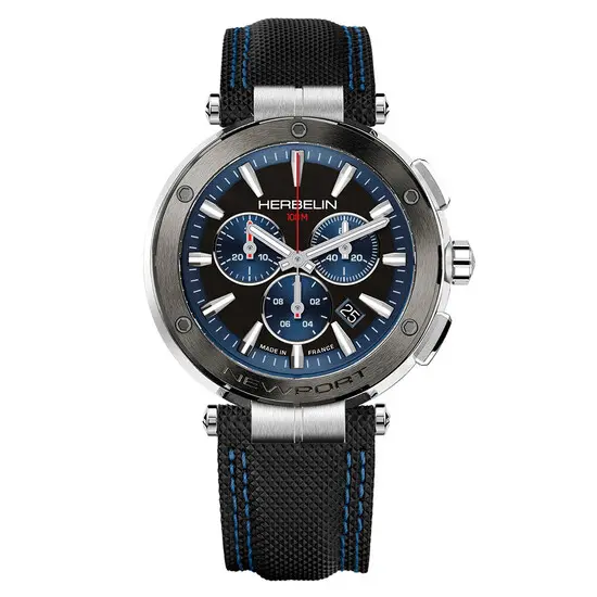 Pánské hodinky Herbelin Newport Chrono 37688AG65, Verze: černá2 