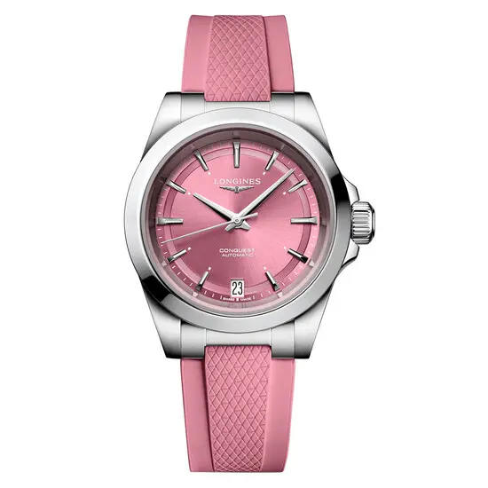 Dámské hodinky Longines Conquest L3.430.4.99.9, Verze: růžová2 