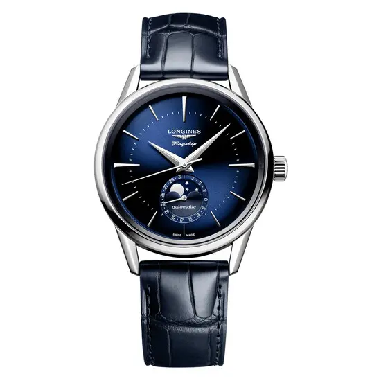 Pánské hodinky Longines Flagship Heritage L4.815.4.92.2, Verze: modrá 