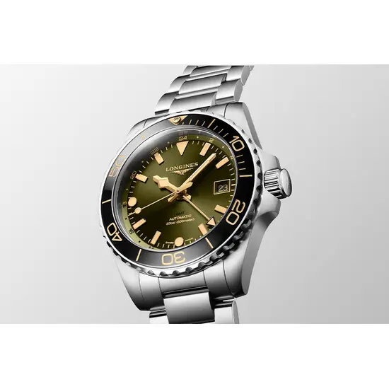 Pánské hodinky Longines HydroConquest GMT L3.790.4.06.6, Verze: zelená , 3 image