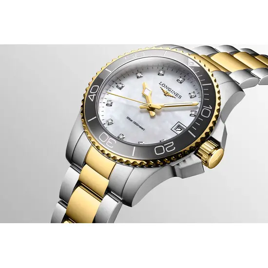 Dámské hodinky Longines HydroConquest L3.370.3.87.6, Verze: žluté zlato , 4 image
