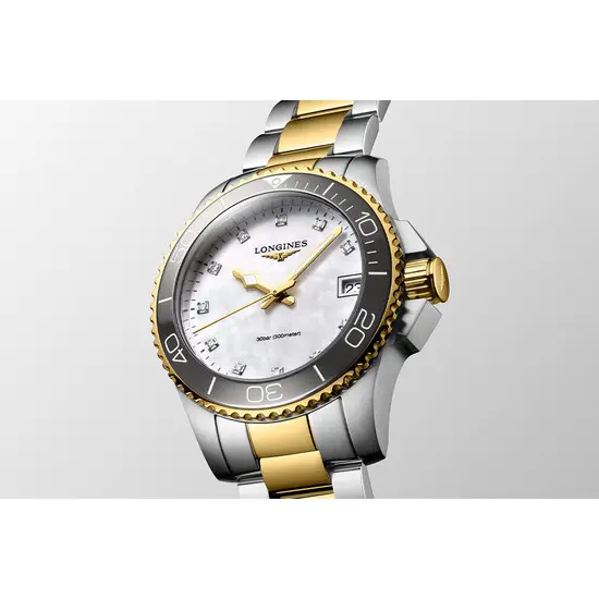 Dámské hodinky Longines HydroConquest L3.370.3.87.6, Verze: žluté zlato , 3 image