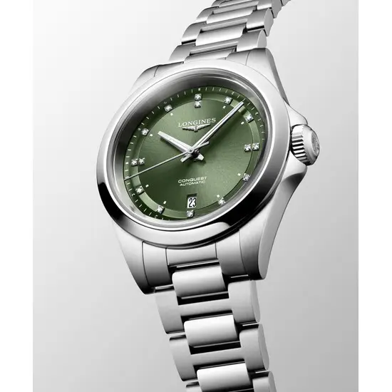 Dámské hodinky Longines Conquest Lady L3.320.4.07.6, Verze: zelená , 4 image