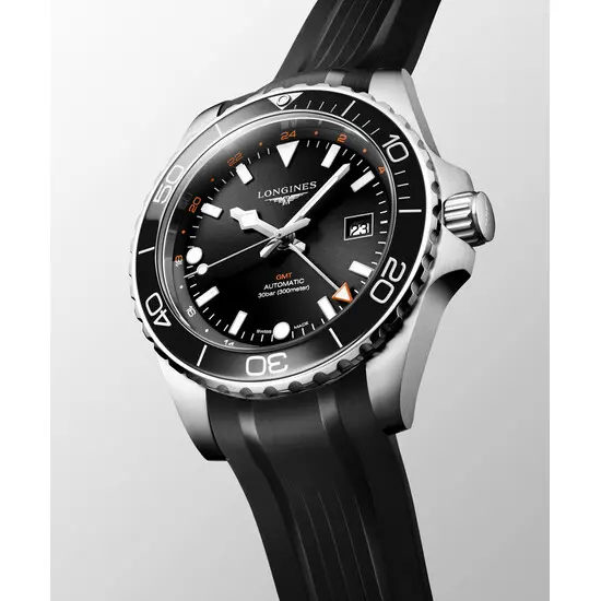 Pánské hodinky Longines HydroConquest GMT L3.890.4.56.9, Verze: černá2 , 4 image