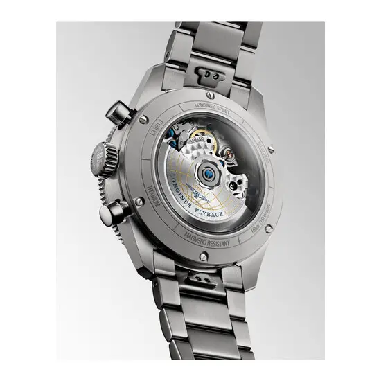 Pánské hodinky Longines Spirit Flyback Titanium L3.821.1.53.6, Verze: šedá , 2 image