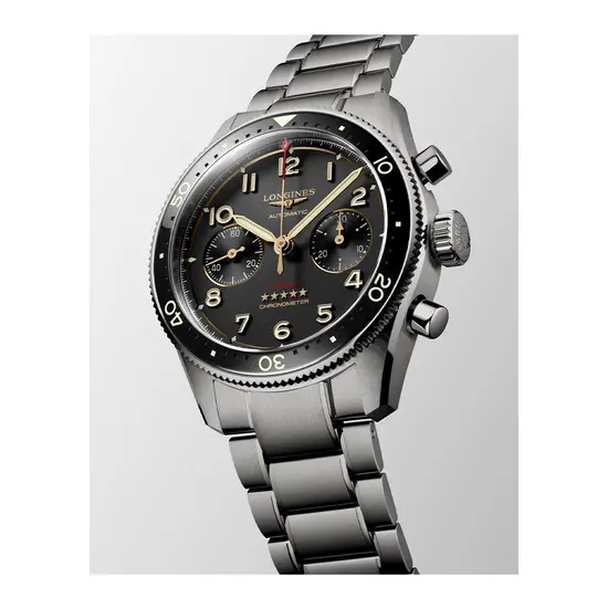 Pánské hodinky Longines Spirit Flyback Titanium L3.821.1.53.6, Verze: šedá , 3 image