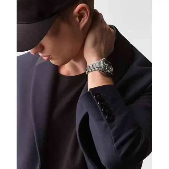 Pánské hodinky Longines Spirit Flyback Titanium L3.821.1.53.6, Verze: šedá , 7 image